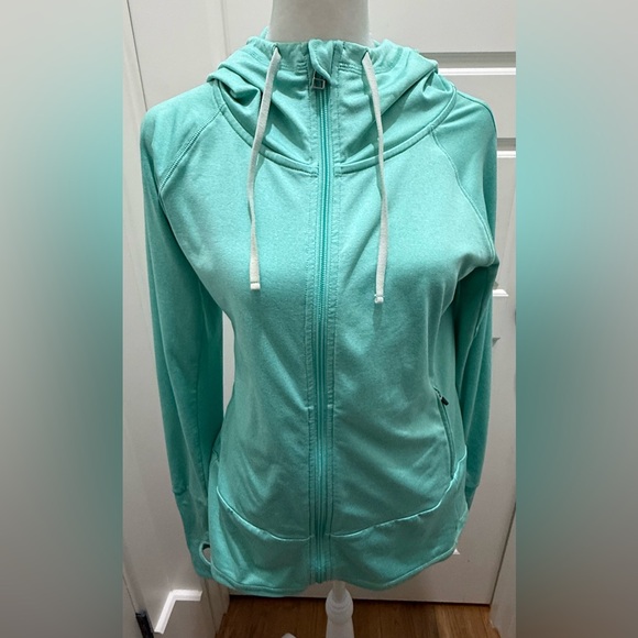 ALO Yoga Tops - Alo. Seafoam Green Full Zip Athletic Hoodie. Size Large.